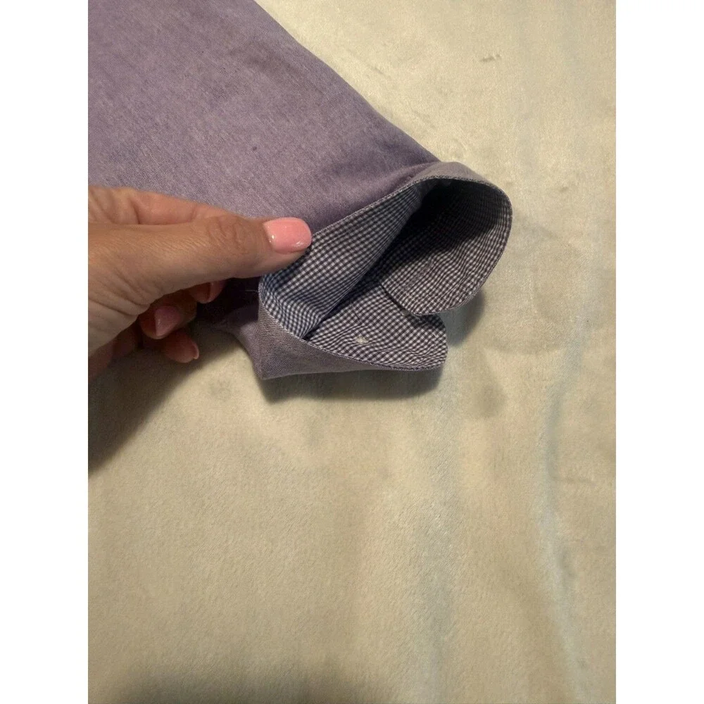 Banana Republic Shirt Men's Size XL Purple Soft Wash Button Up Casual Preppy EUC